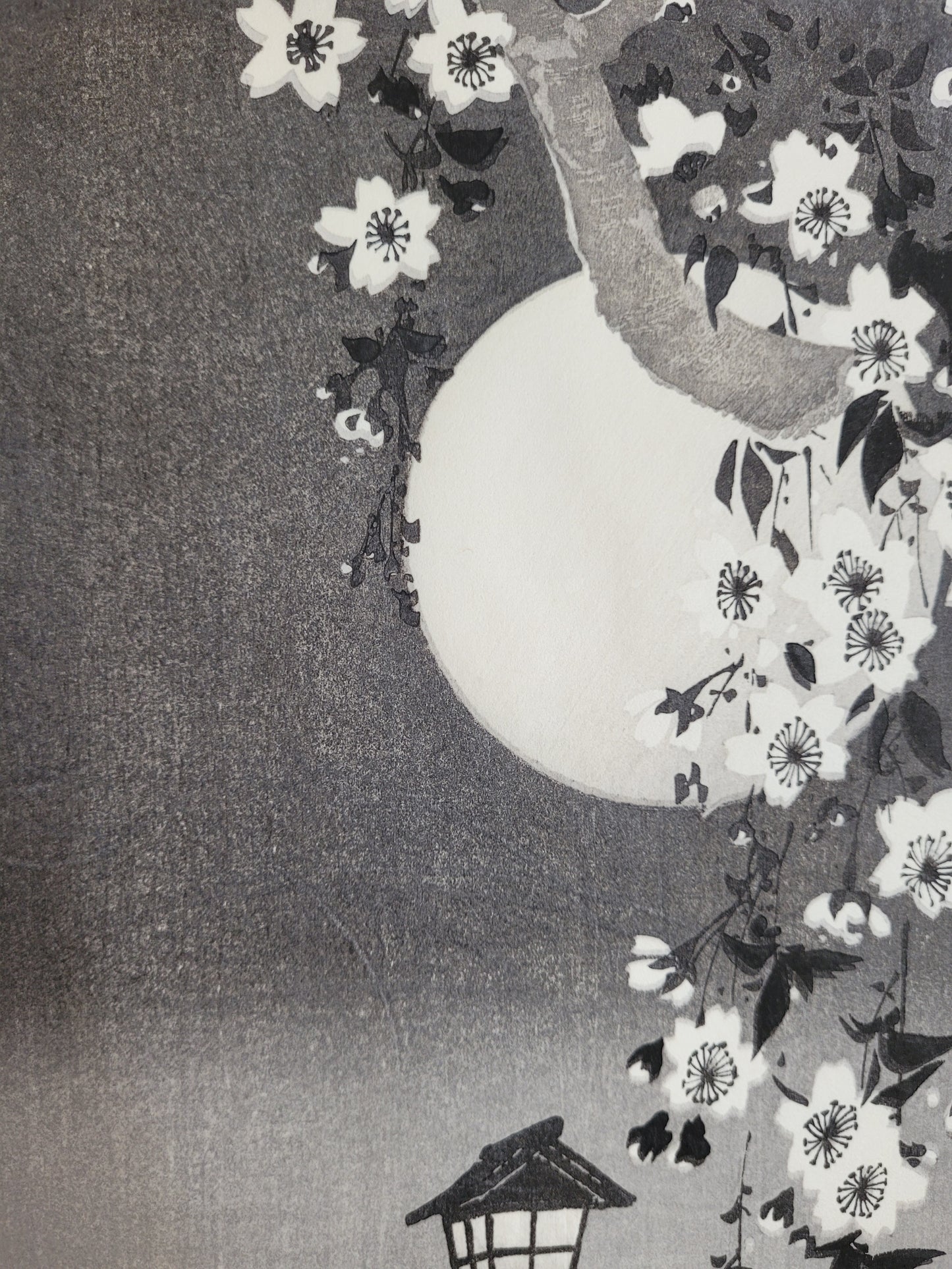 Utagawa Hiroshige IV Japanese Woodblock Print Walking by Moonlight