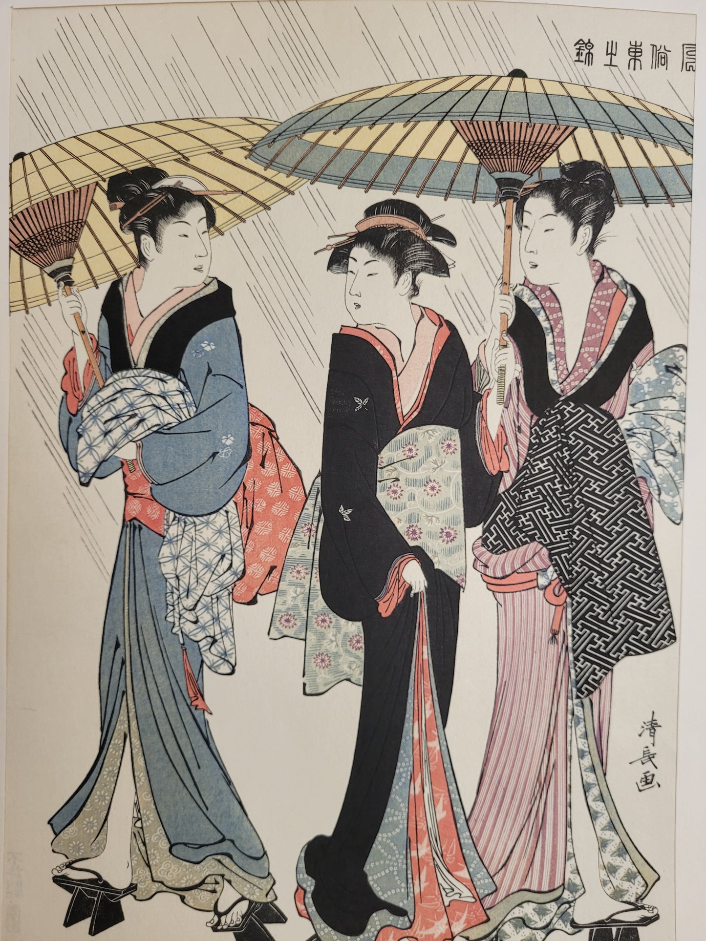 Torii Kiyonaga (1752-1815), After Ukiyo-e Bild 50x33cm