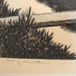 Aoyama Masaharu (1893-1969) Original Holzschnitt Handsigniert