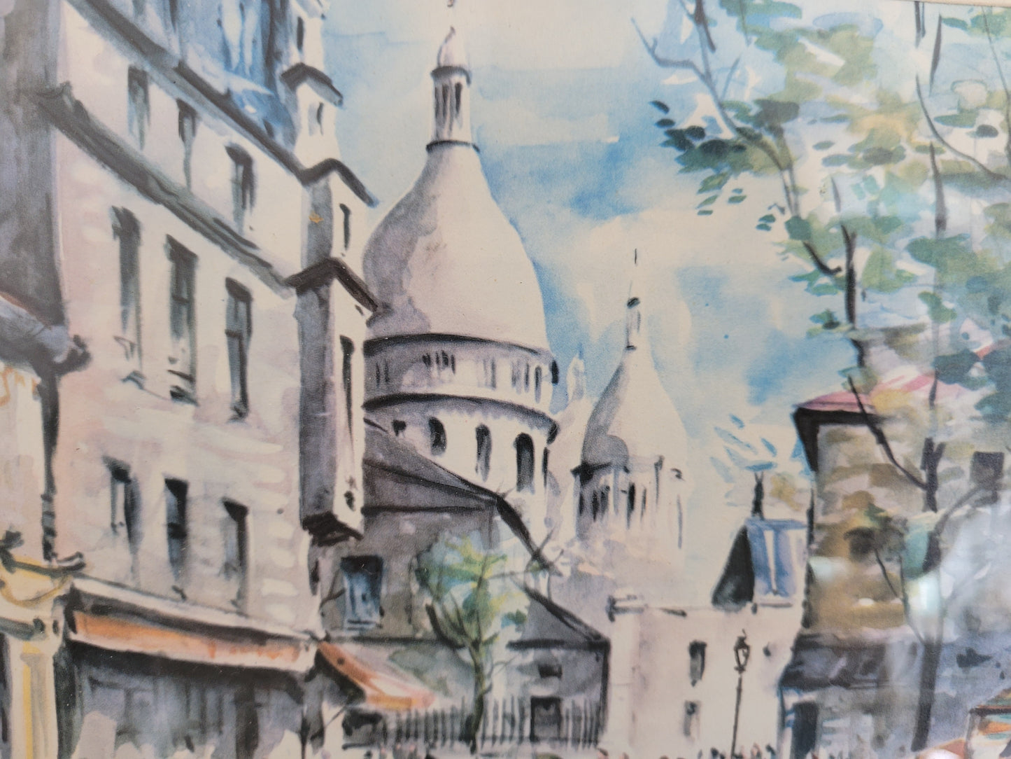 Hochwertiger Kunstdruck Stadtleben in Paris der 1960er Jahre