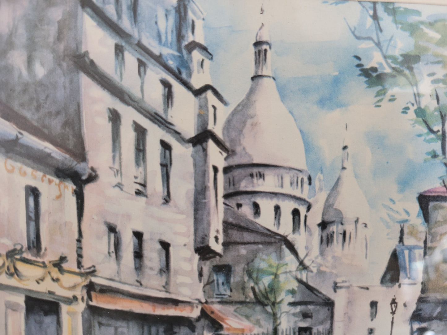 Hochwertiger Kunstdruck Stadtleben in Paris der 1960er Jahre