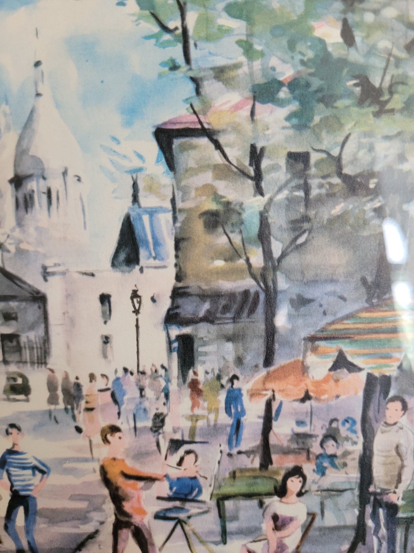 Hochwertiger Kunstdruck Stadtleben in Paris der 1960er Jahre