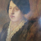 Ölgemälde eines anmutigen Porträts einer Frau in edlem, zeitlosen Stil