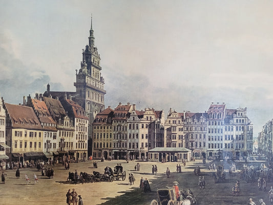 Bernardo Bellotto (1722-1780 Hochwertiger Kunstdruck Dresden