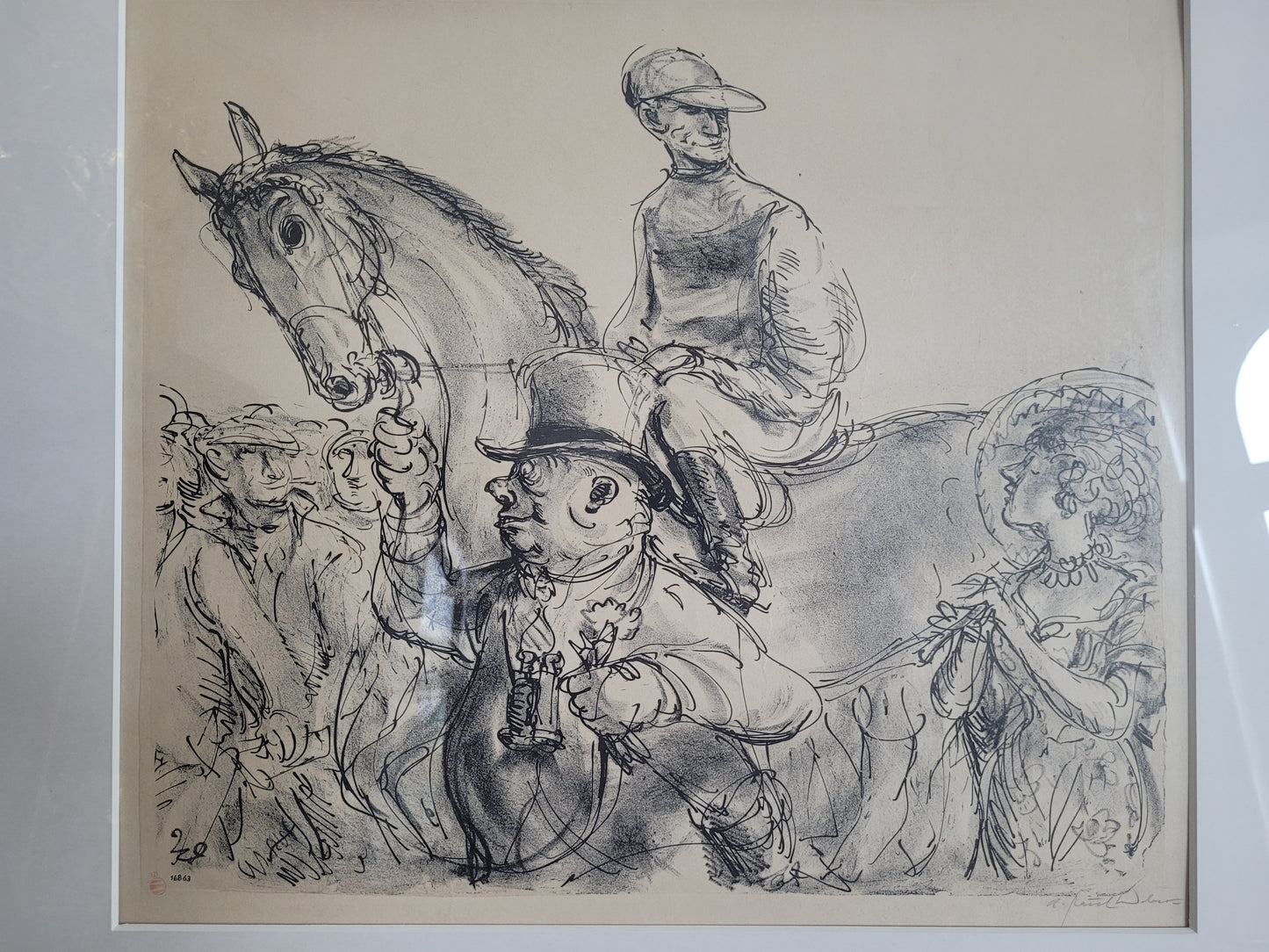 Andreas Paul Weber (1883/93-1980) Original Lithographie 60x60cm