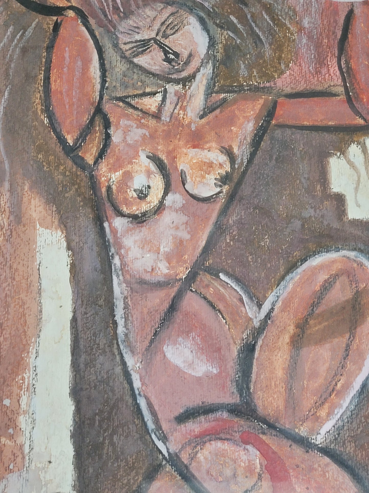 Nach Amedeo Modigliani (1884-1920) Ölgemälde Karyatide Akt