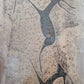 Original Monotypie (XX) Afrikanische Wildnis Höhlenmalereien Handsigniert