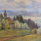 Georg Röder (1867-1958) Ölgemälde Landschaft im Rheintal 60x72cm