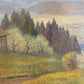 Georg Röder (1867-1958) Ölgemälde Landschaft im Rheintal 60x72cm