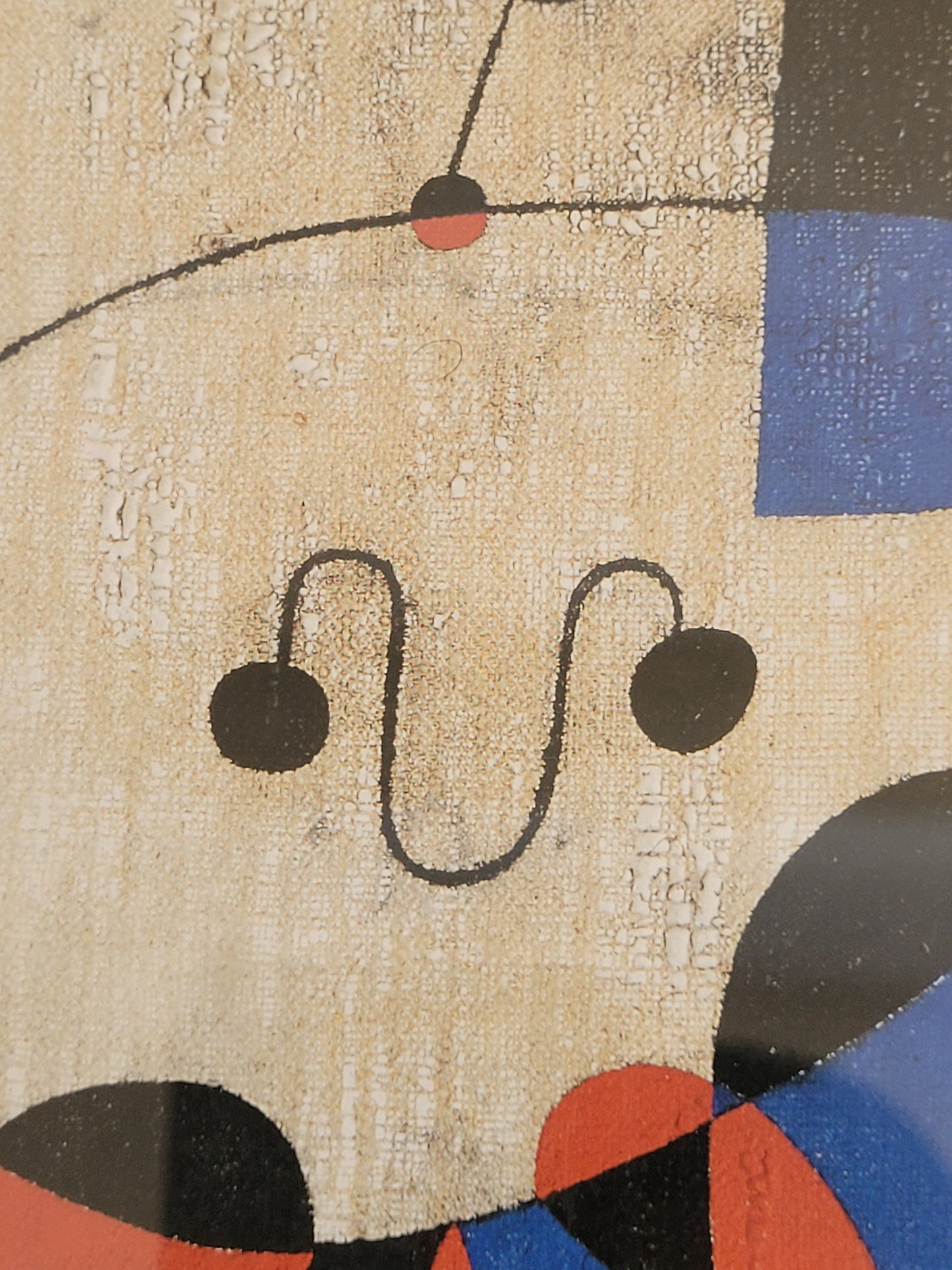 Joan Miró (1893-1983) Hochwertige Grafik Personen und Hund vor Sonne