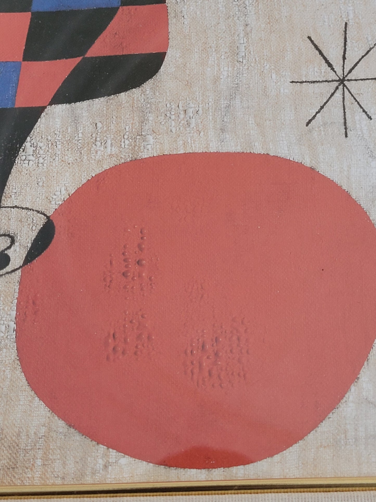 Joan Miró (1893-1983) Hochwertige Grafik Personen und Hund vor Sonne