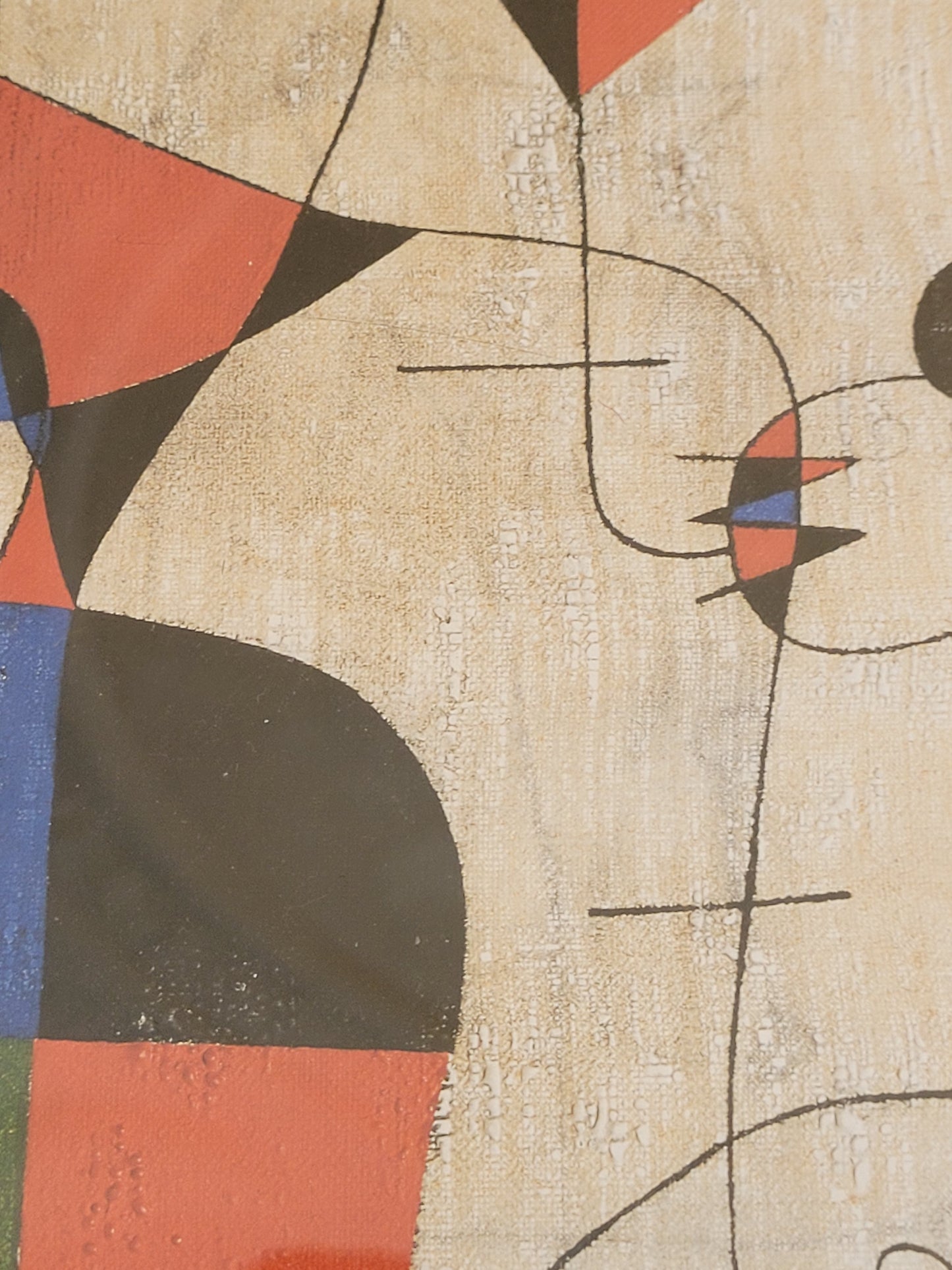 Joan Miró (1893-1983) Hochwertige Grafik Personen und Hund vor Sonne