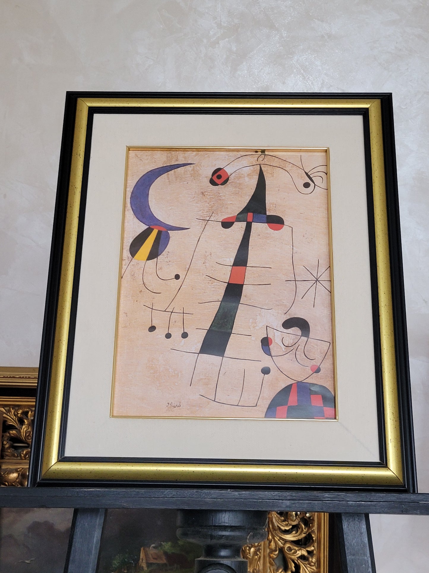 Joan Miró (1893-1983) Hochwertige Grafik Klage der Liebenden 60x50cm