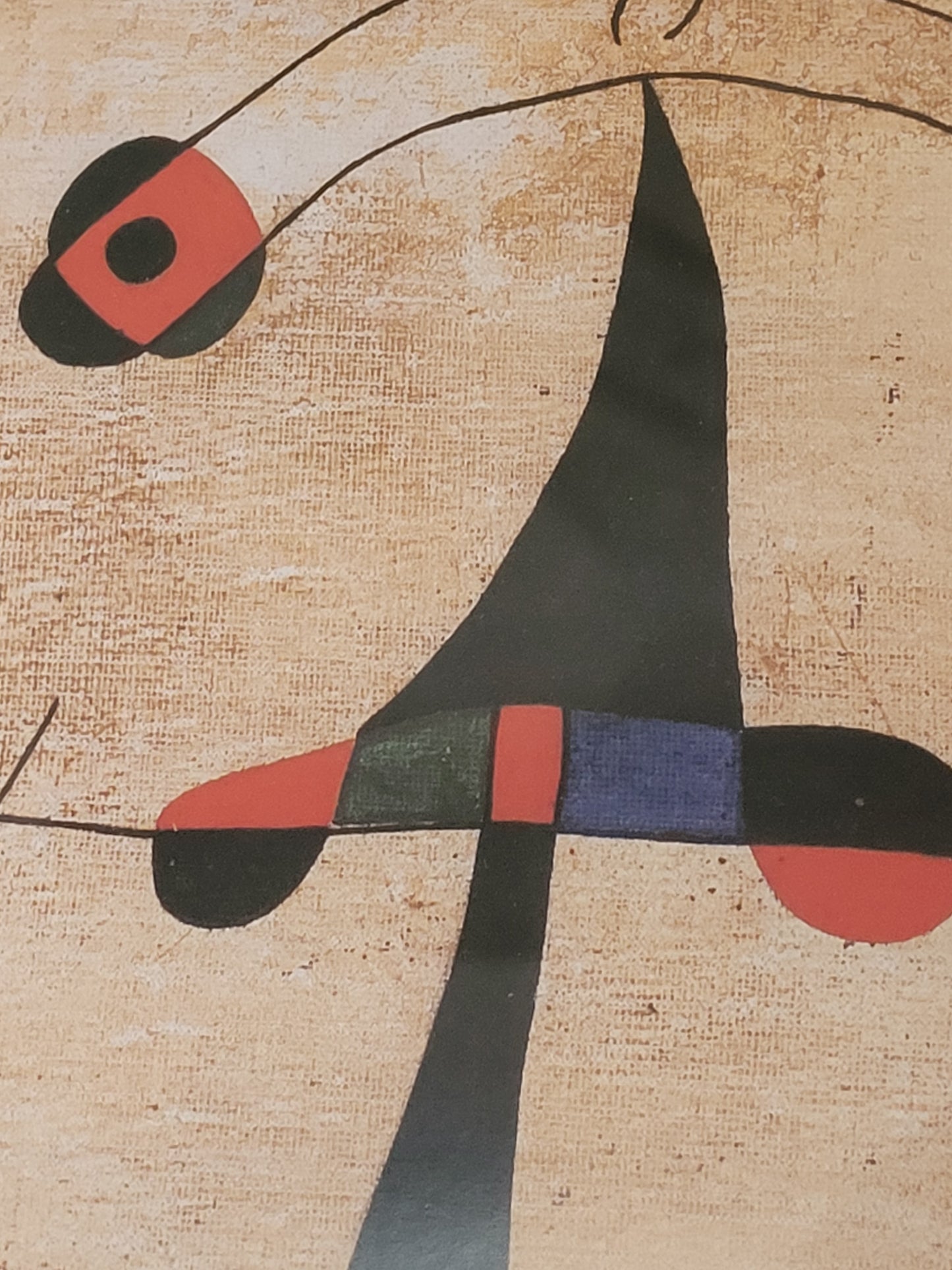 Joan Miró (1893-1983) Hochwertige Grafik Klage der Liebenden 60x50cm