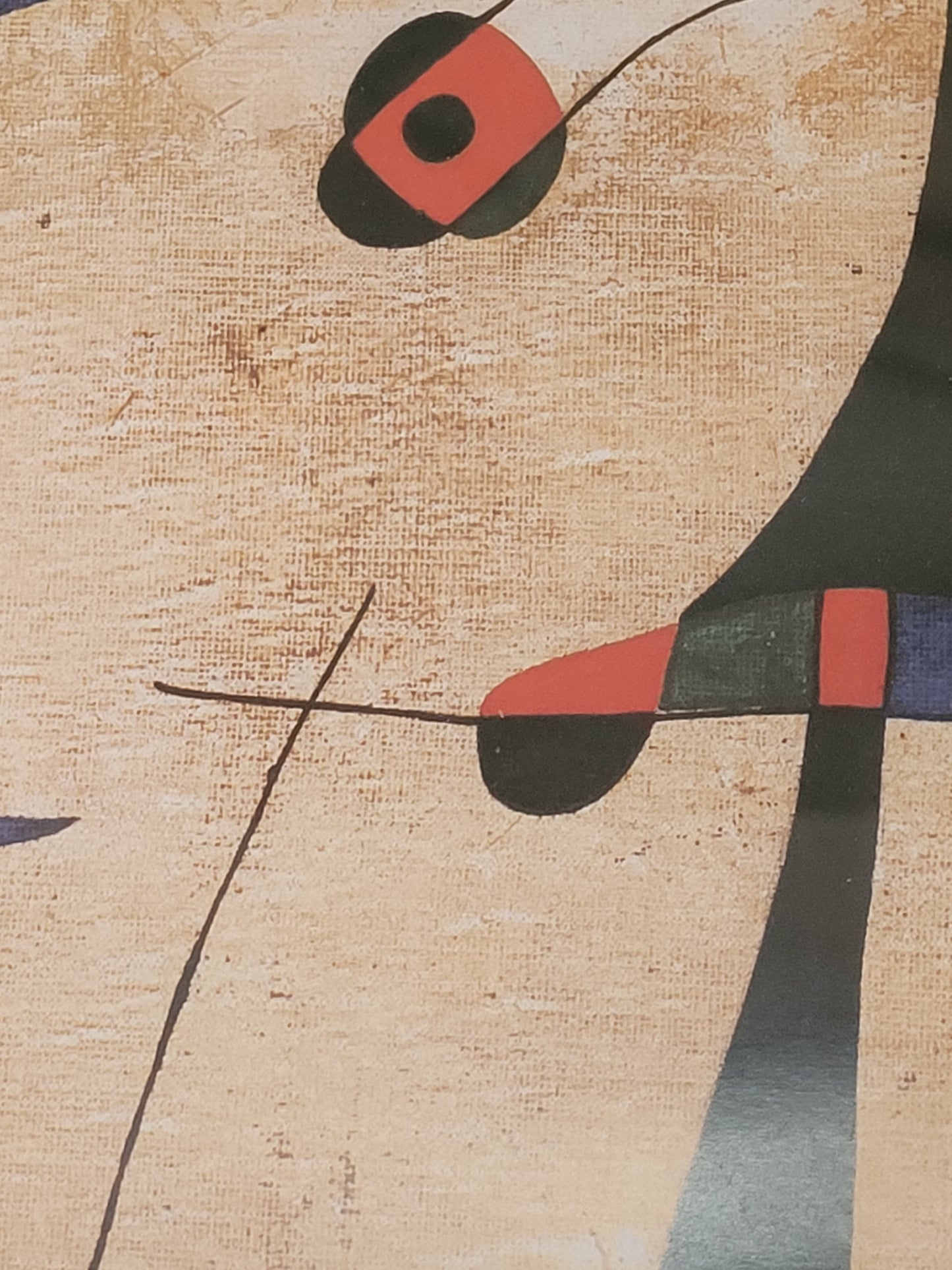 Joan Miró (1893-1983) Hochwertige Grafik Klage der Liebenden 60x50cm