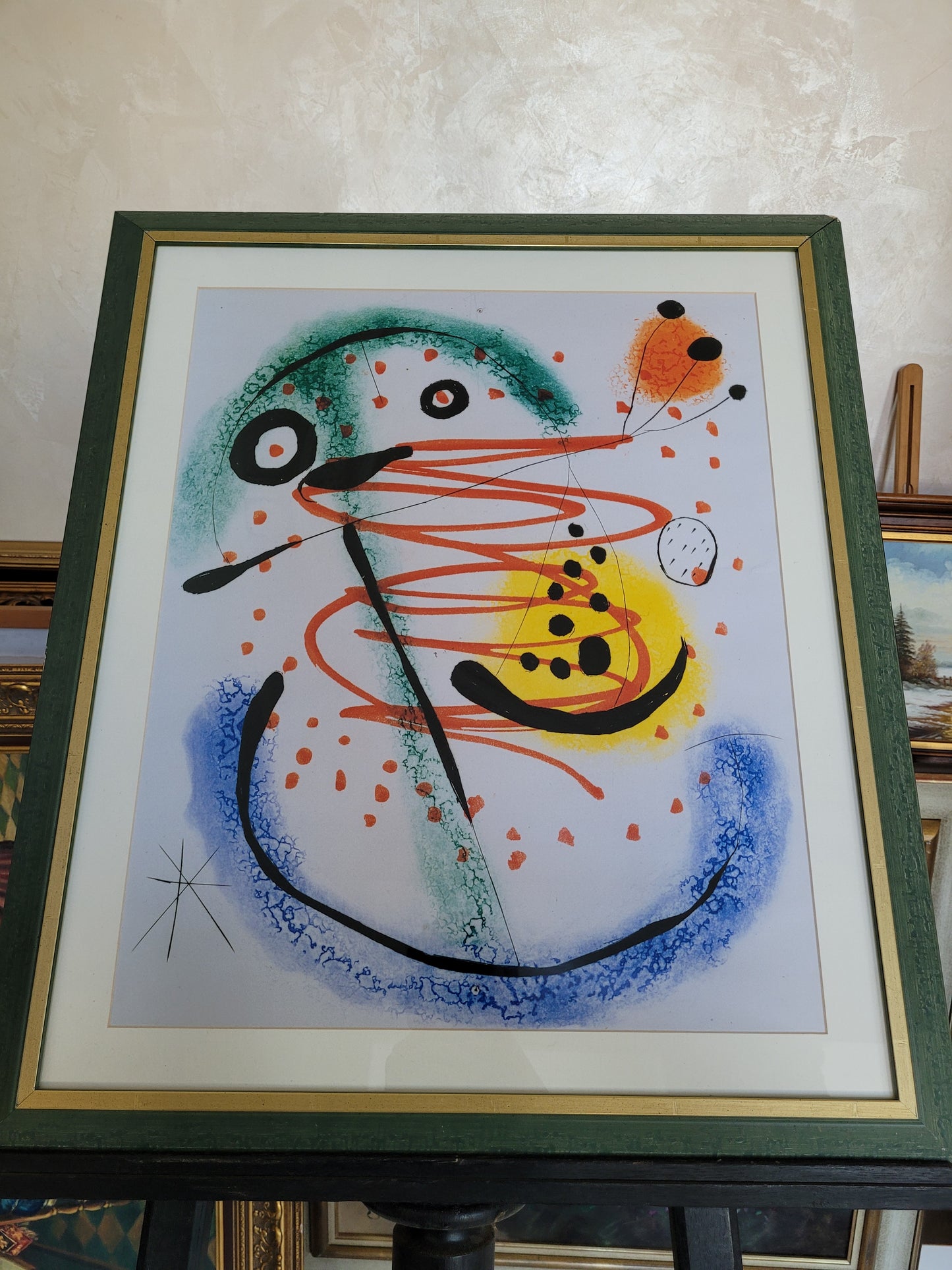 Joan Miró (1893-1983) Hochwertige Grafik "La Bague d'aurore"