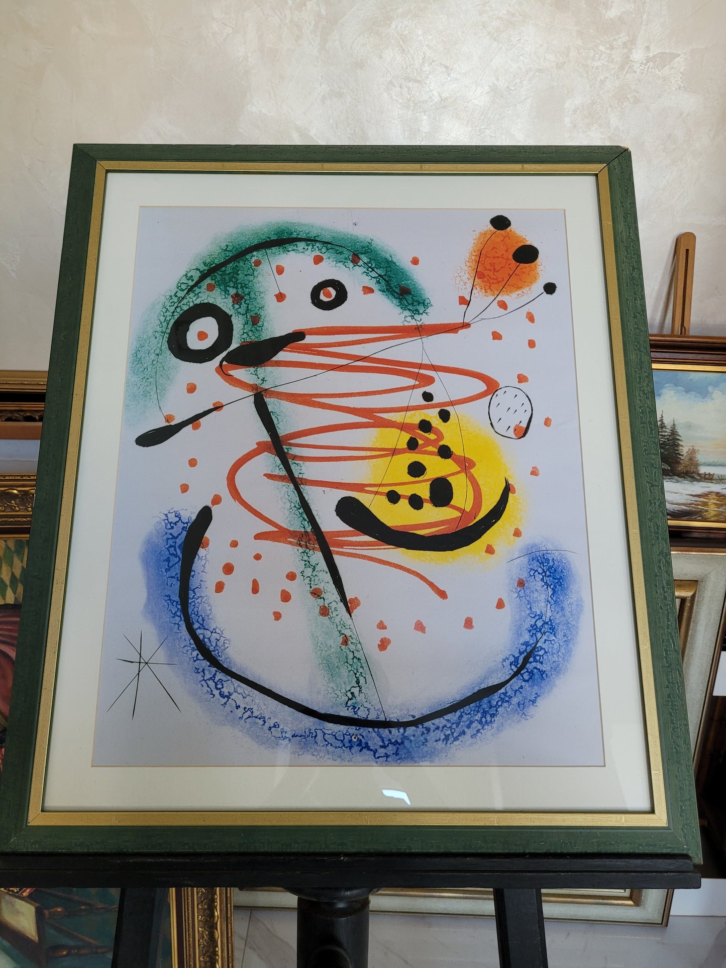 Joan Miró (1893-1983) Hochwertige Grafik "La Bague d'aurore"