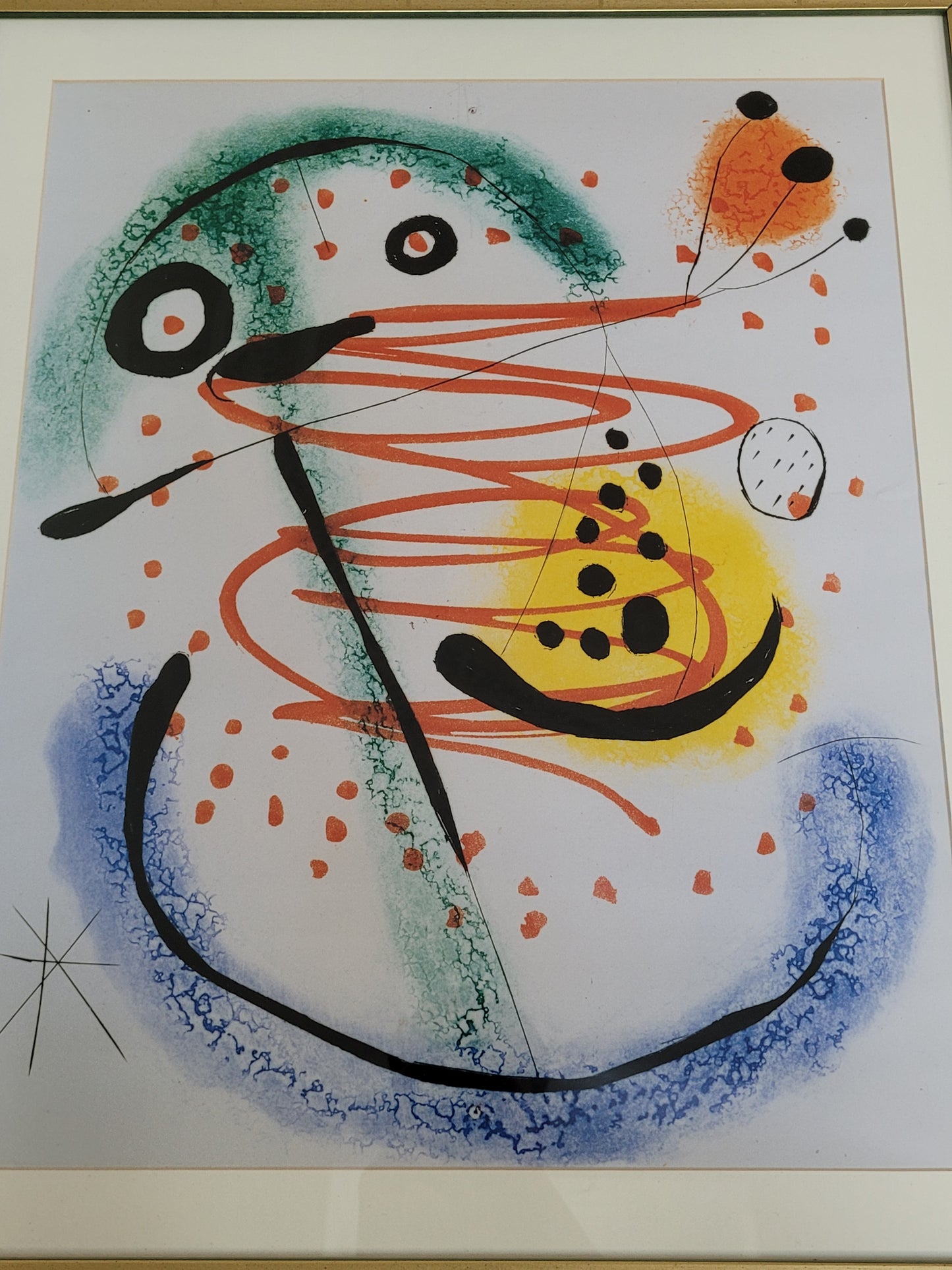 Joan Miró (1893-1983) Hochwertige Grafik "La Bague d'aurore"