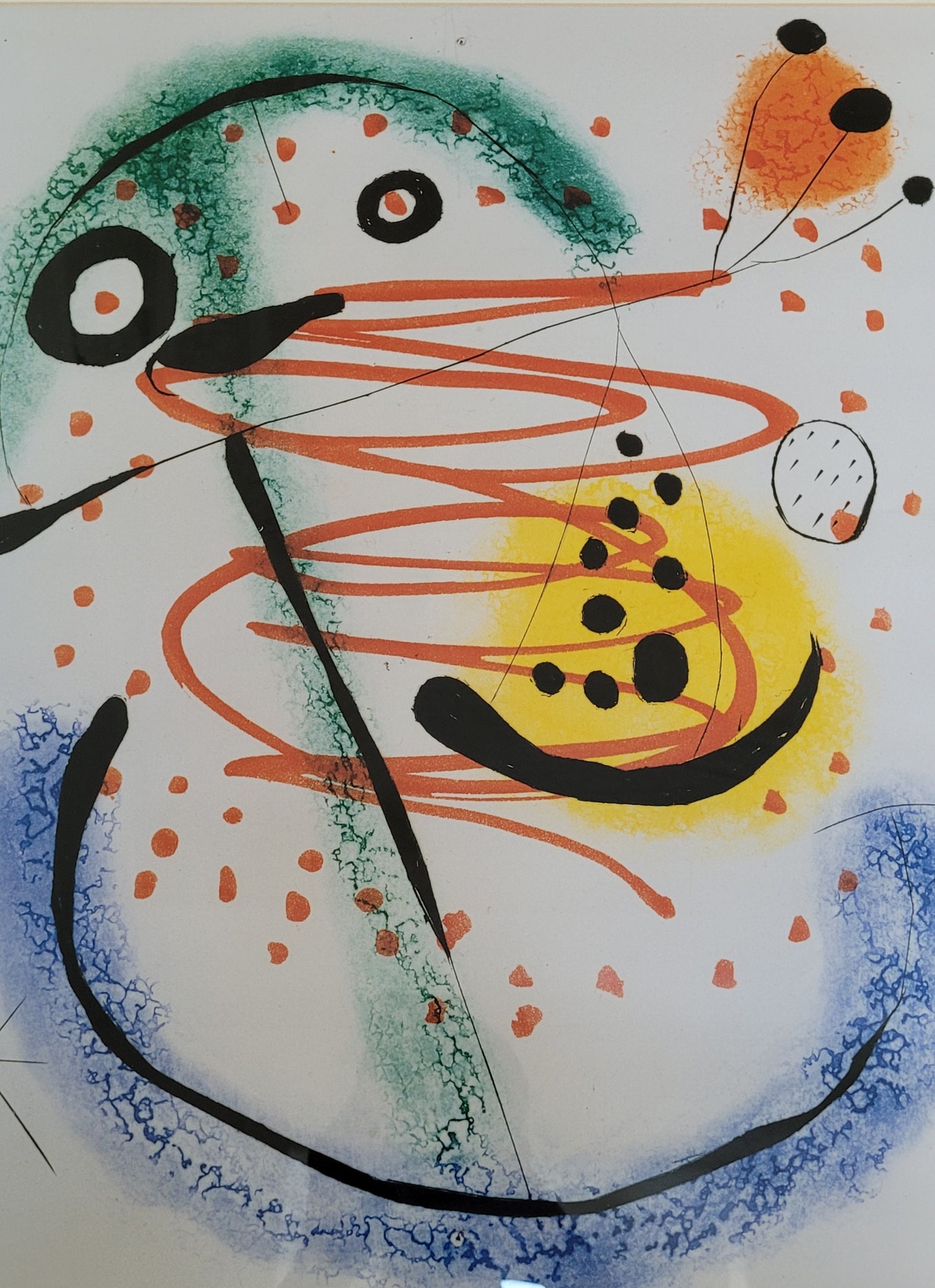 Joan Miró (1893-1983) Hochwertige Grafik "La Bague d'aurore"