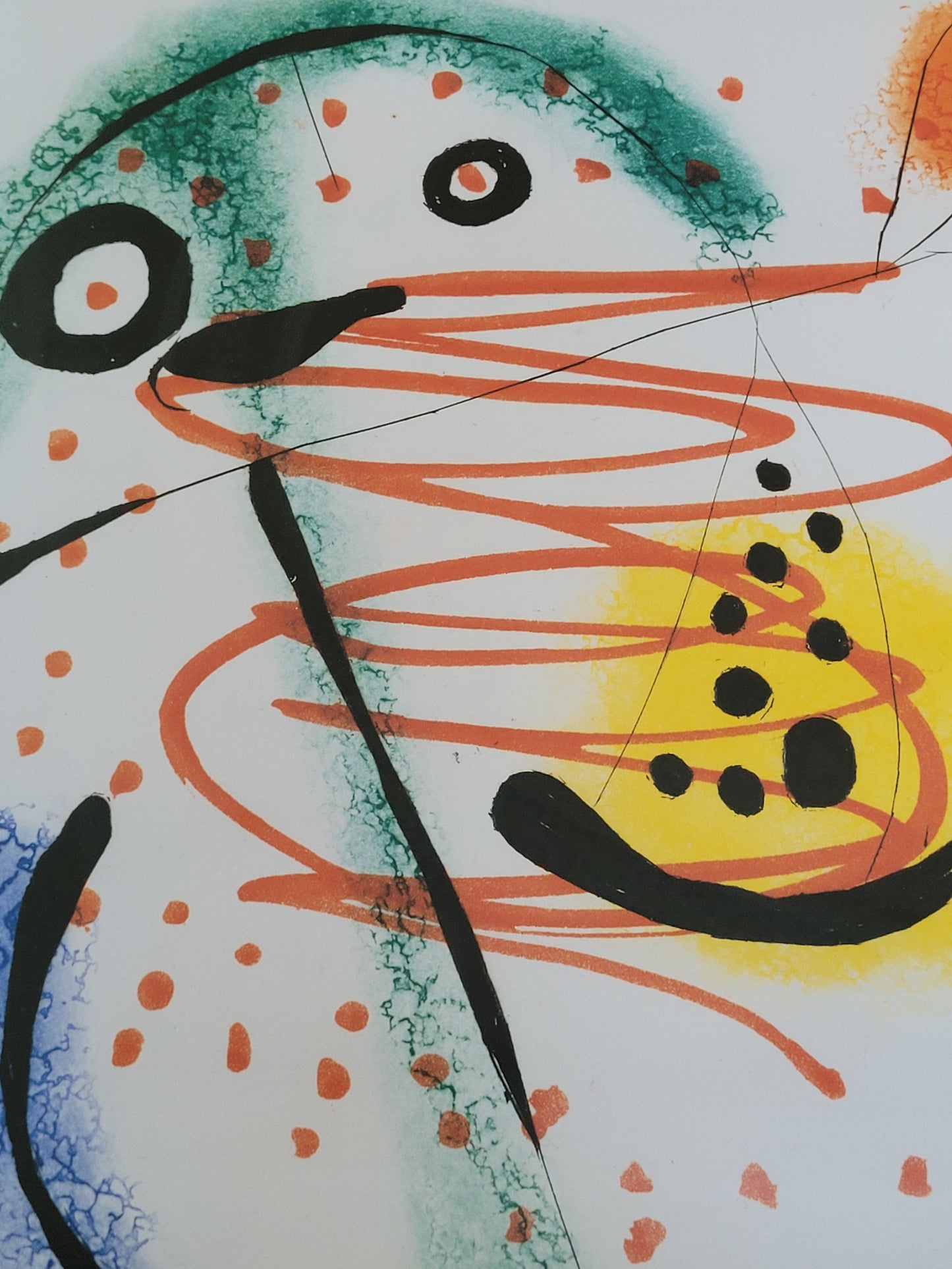 Joan Miró (1893-1983) Hochwertige Grafik "La Bague d'aurore"