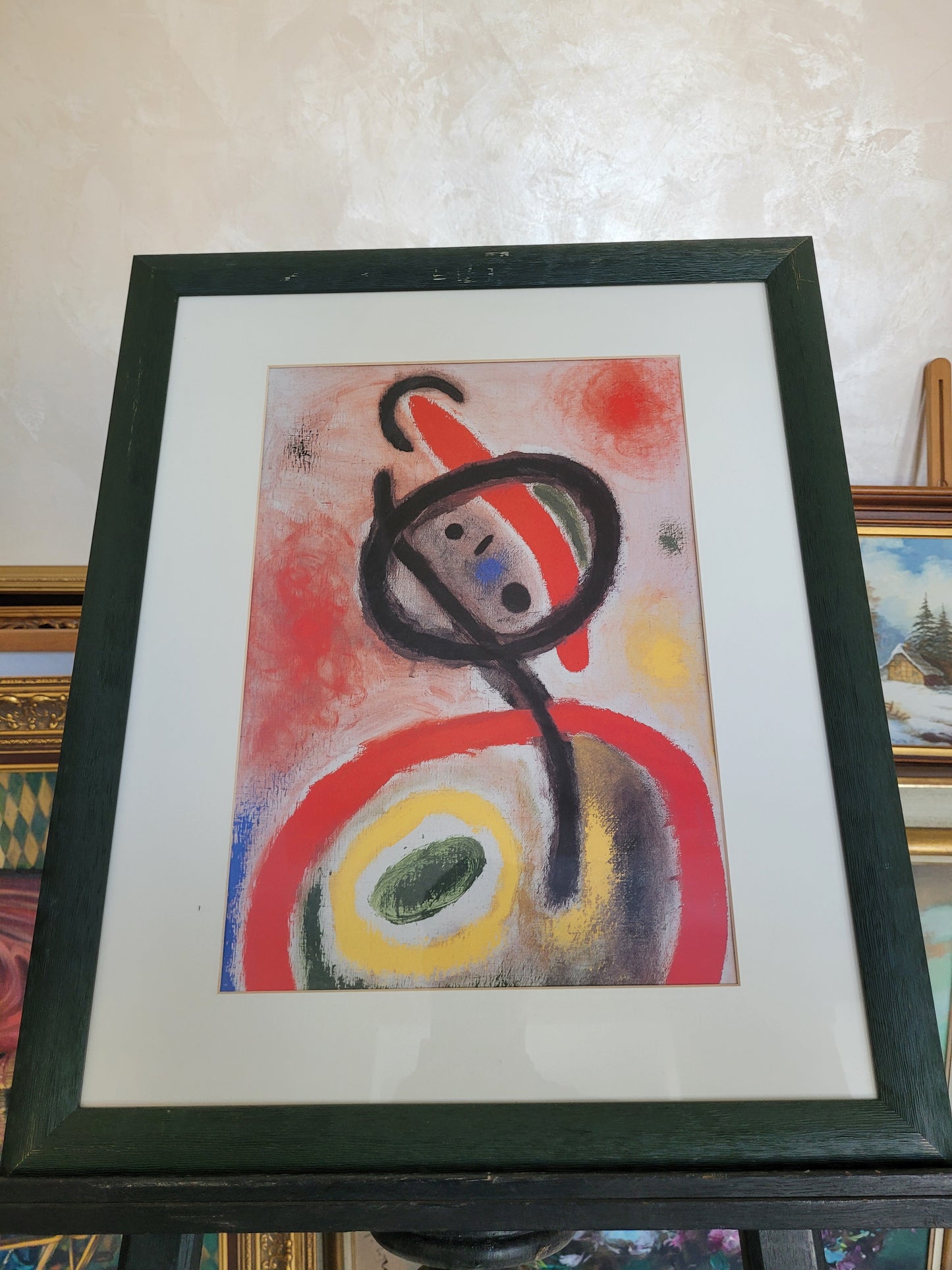 Joan Miró (1893-1983) Hochwertige Grafik "Femme III" 53x43cm