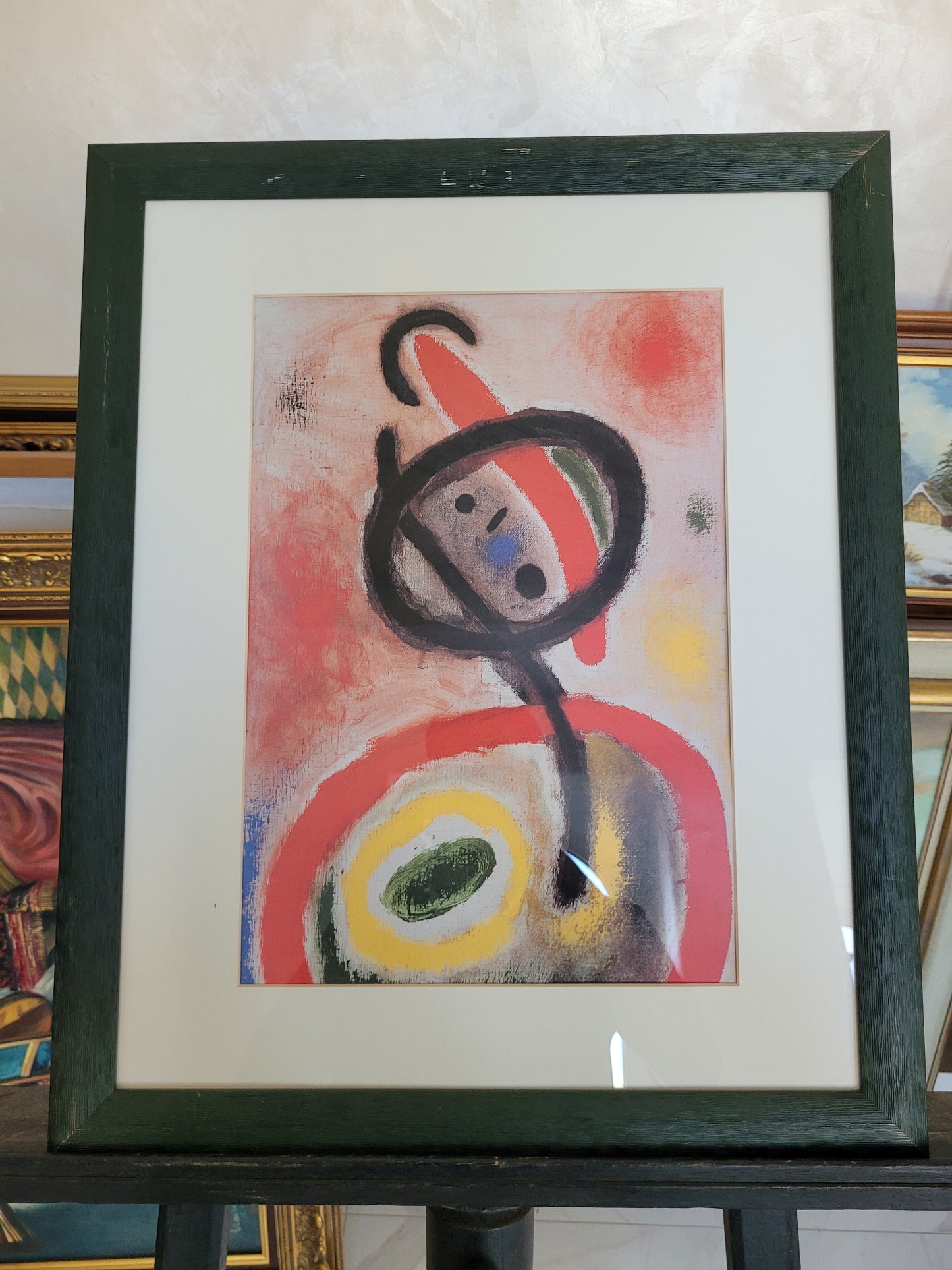 Joan Miró (1893-1983) Hochwertige Grafik "Femme III" 53x43cm