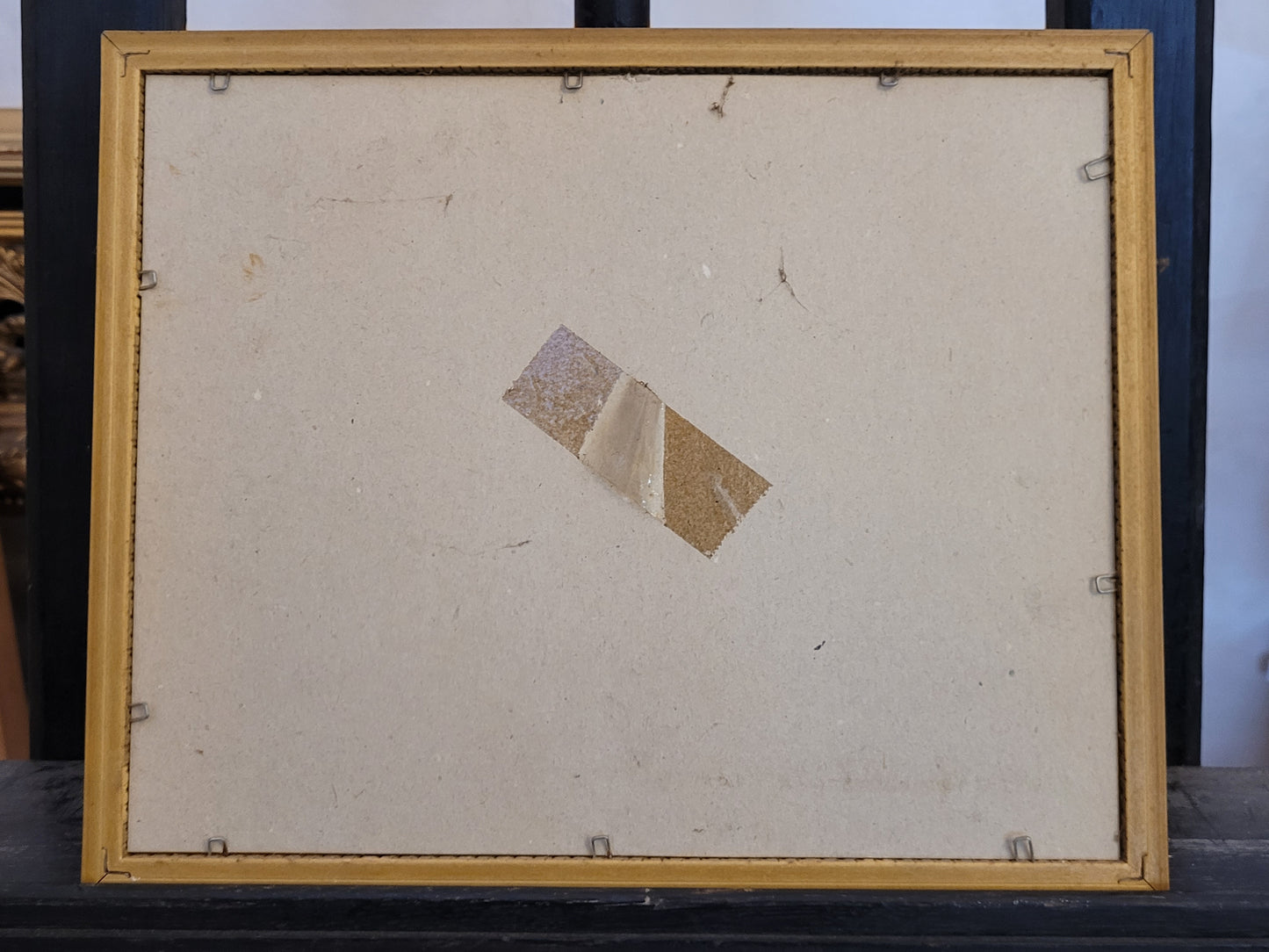 Nostalgischer Kunstdruck "Am Wasserrand" mit Blick aufs Ufer