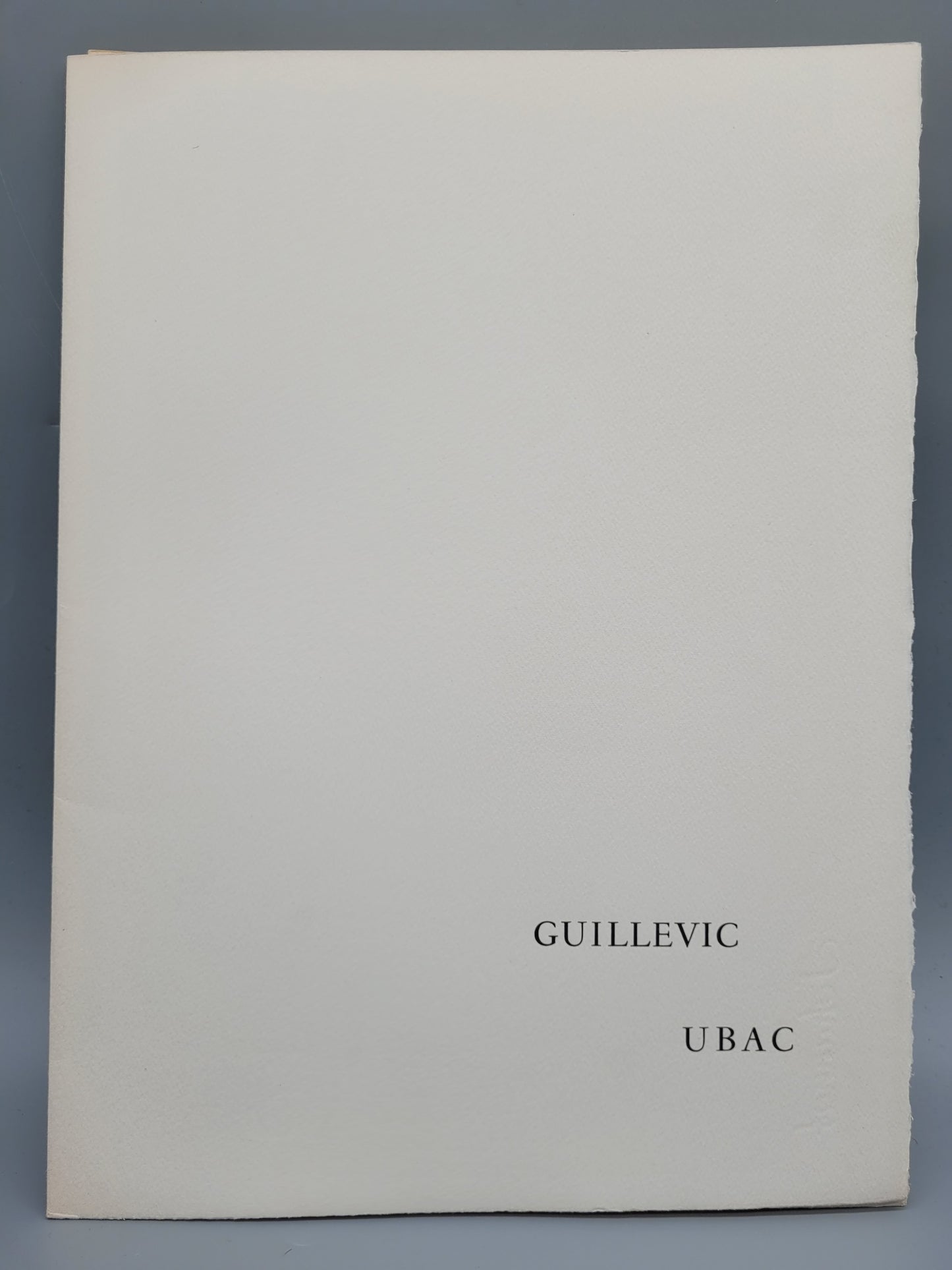 Raoul Ubac (1910-1985) Farbradierung Ta Main (1962) inkl. Mappe