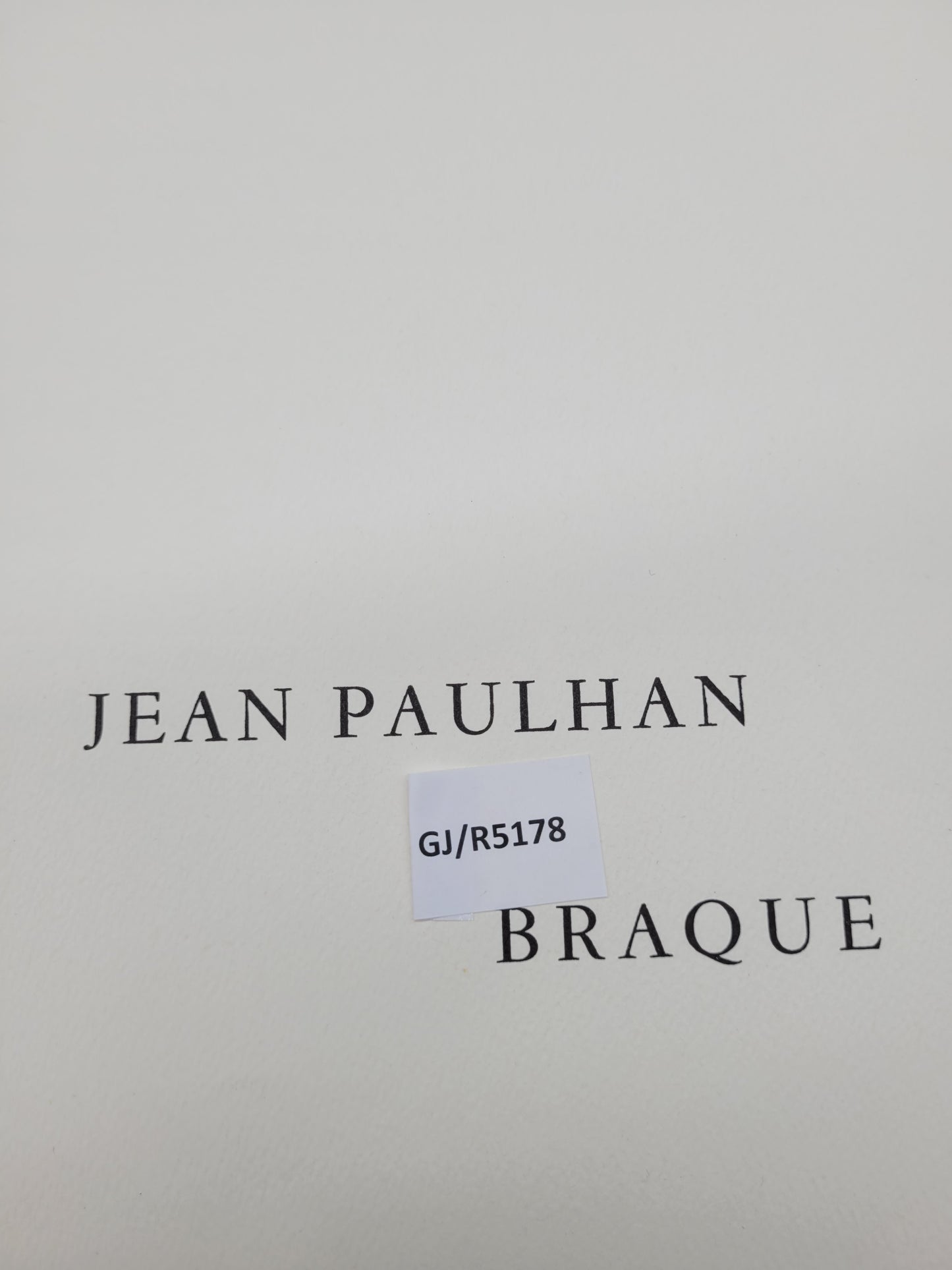 Georges Braque (1882-1963) Farblithographie inkl. Mappe