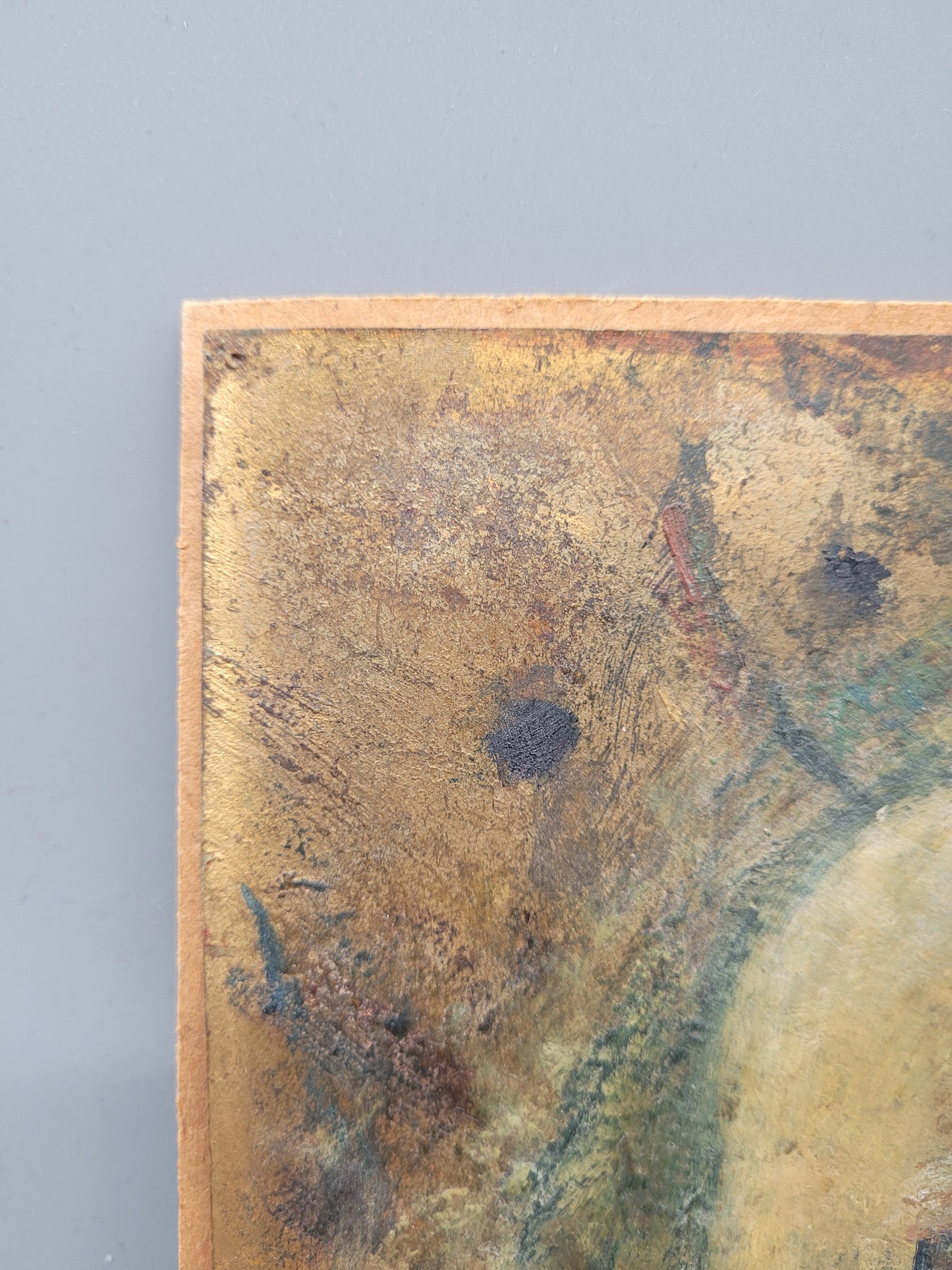 Mitteleuropäische Schule (XX) Interessantes Gemälde Porträt