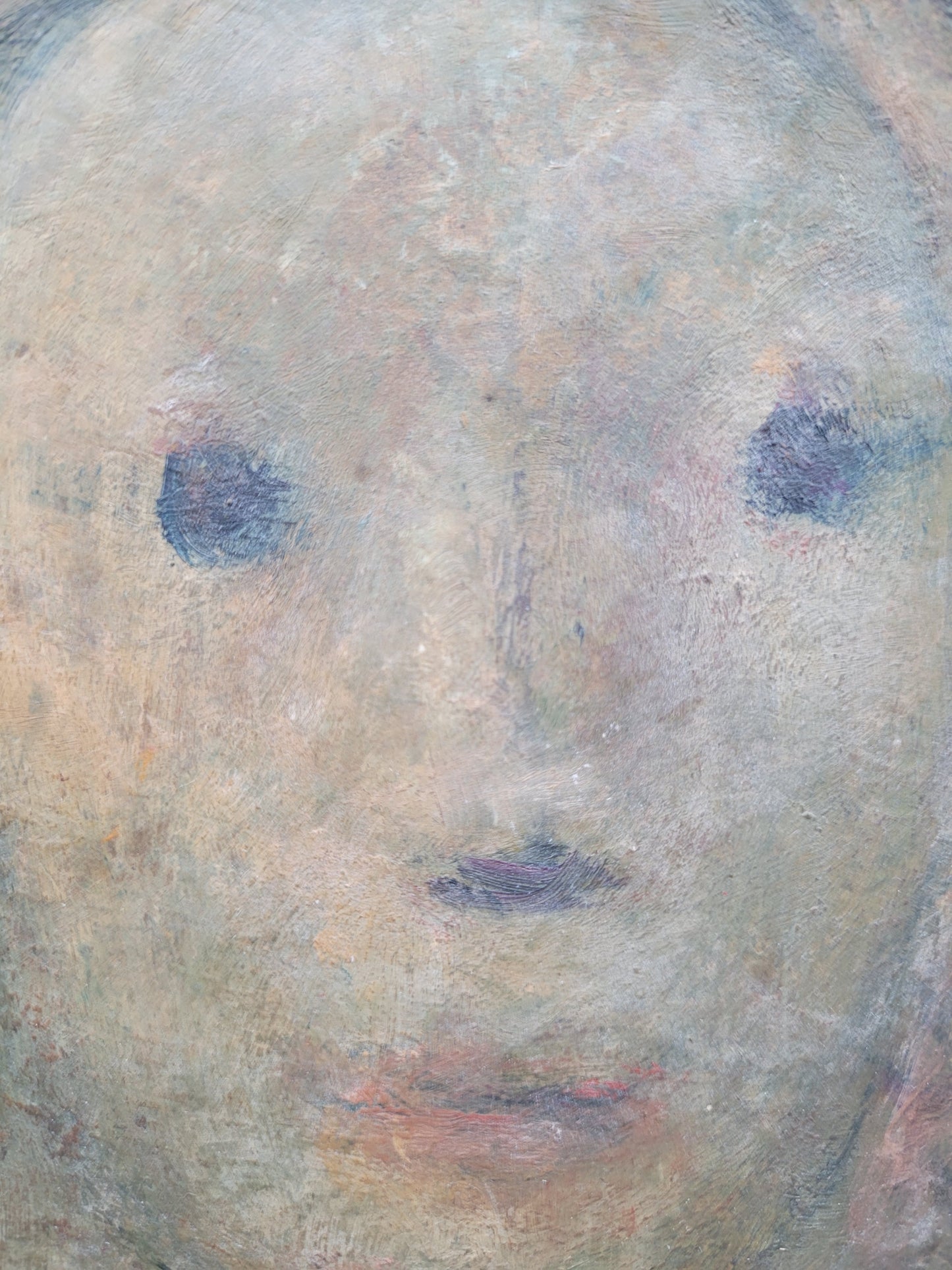 Mitteleuropäische Schule (XX) Interessantes Gemälde Porträt