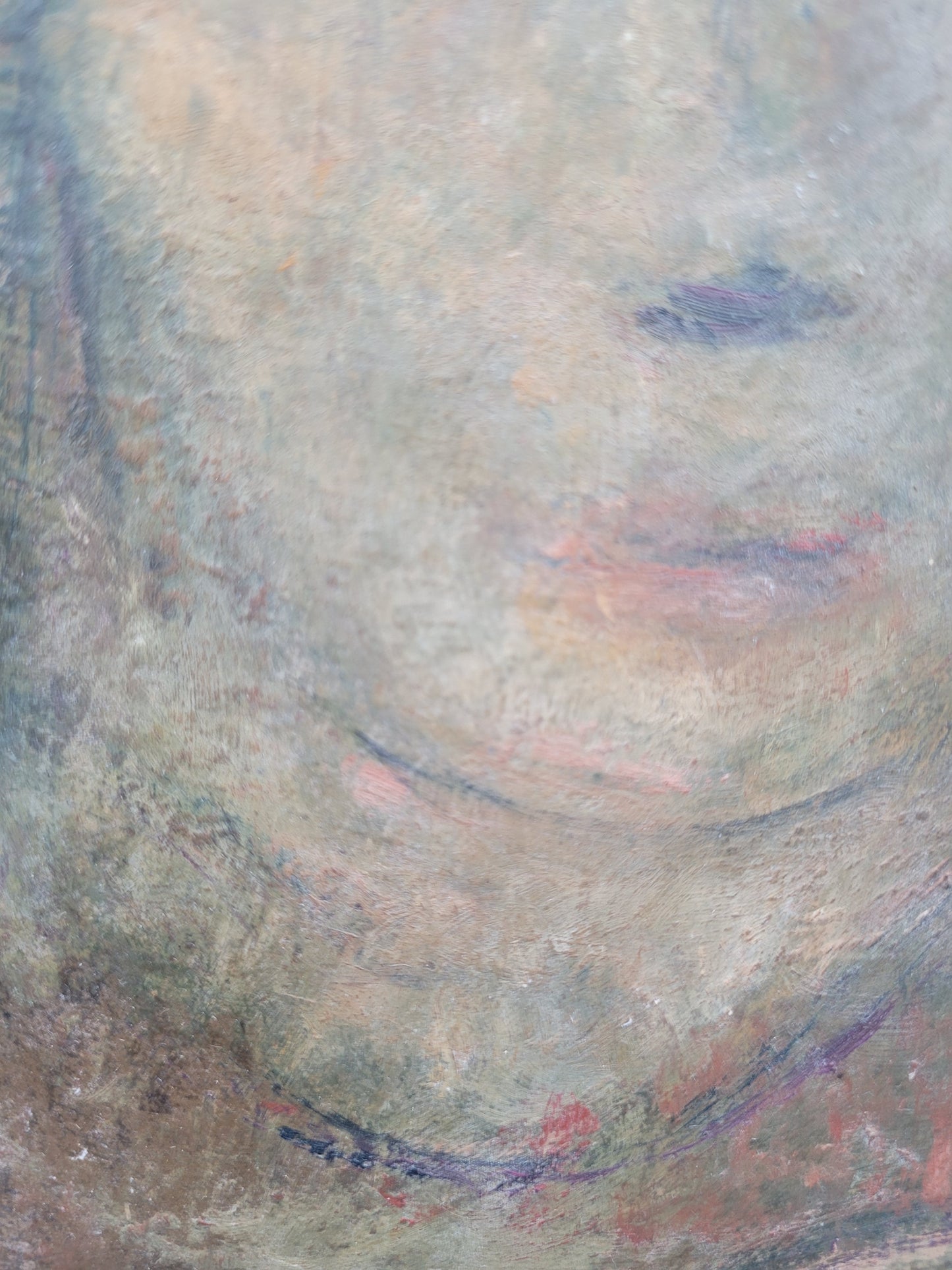 Mitteleuropäische Schule (XX) Interessantes Gemälde Porträt