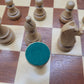 Klassisches Schachspiel, 32 Handgeschnitzte Figuren inkl. Brett