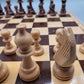 Klassisches Schachspiel, Handgeschnitzt 32 Figuren inklusive Brett