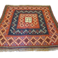 Handgeknüpfter Sumack Kelim Kilim Orientteppich mit Antikem Muster 123X117cm