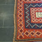 Handgeknüpfter Sumack Kelim Kilim Orientteppich mit Antikem Muster 123X117cm