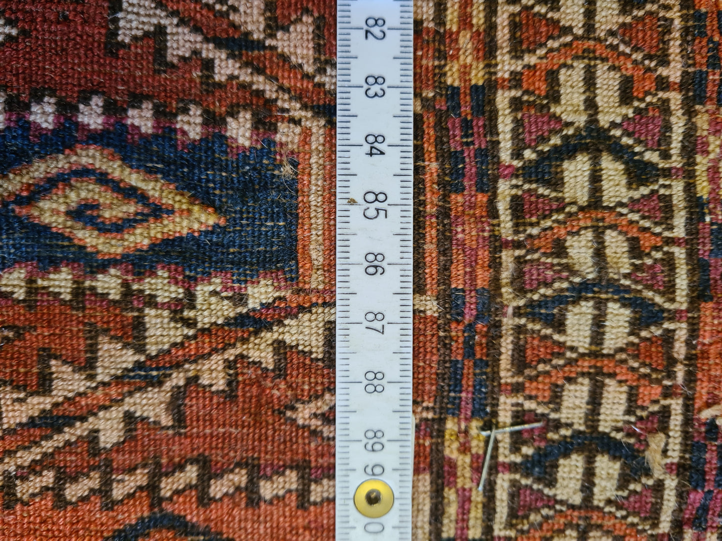 Antiker Handgeknüpfter Orientteppich – Turkman Sammler Teppich 87X34cm