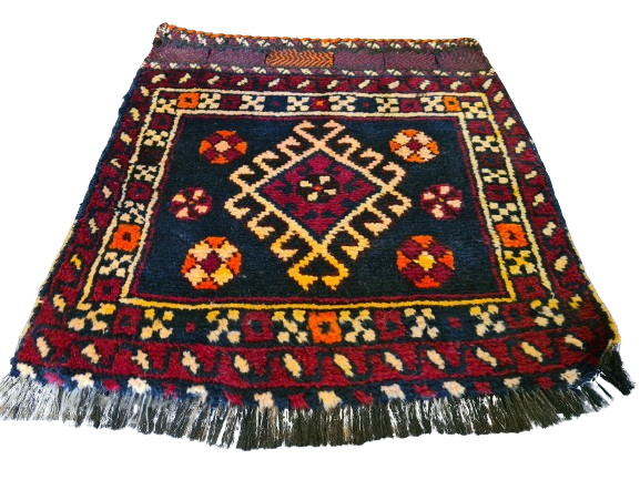 Antiker Handgeknüpfter Orientteppich – Shiraz Sammler Teppich 59X59cm