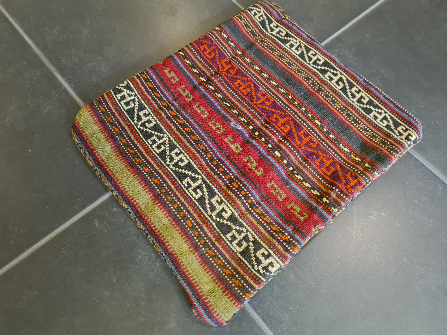 Antiker Handgeknüpfter Orientteppich – Nomaden Tasche 37X35cm