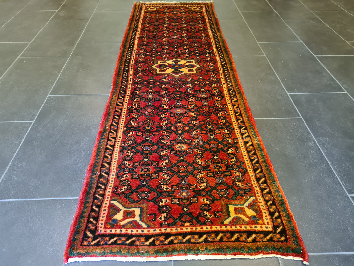 Feiner Handgeknüpfter Orientteppich – Sultanabad Läufer 218X69cm
