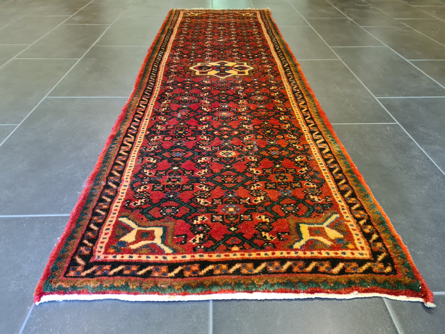 Feiner Handgeknüpfter Orientteppich – Sultanabad Läufer 218X69cm