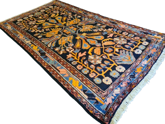 Antiker Handgeknüpfter Orientteppich – Perser Lillian Sarough Teppich 217X122cm