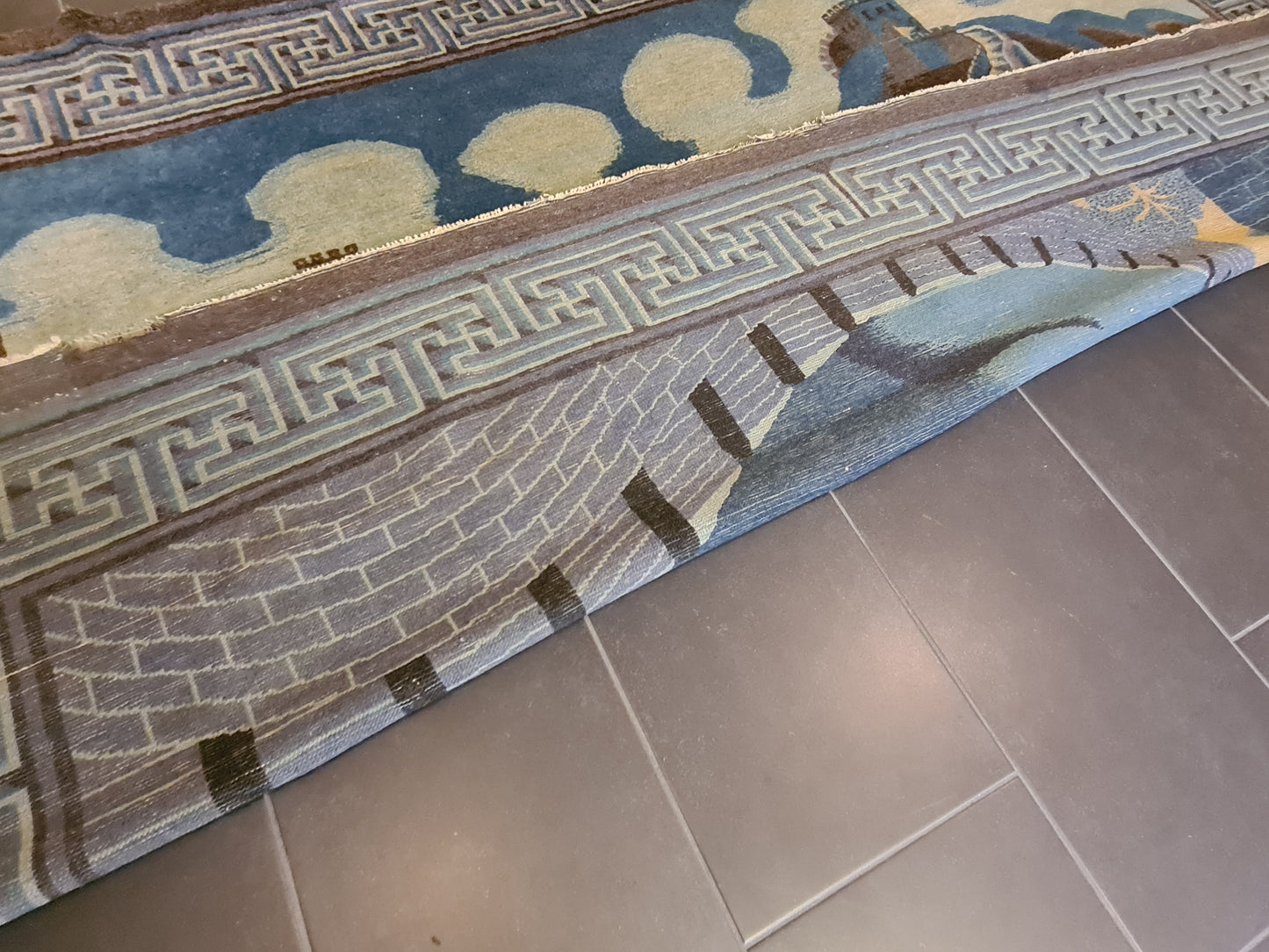 Antiker Handgeknüpfter Orientteppich – China Peking Wandteppich 258X163cm