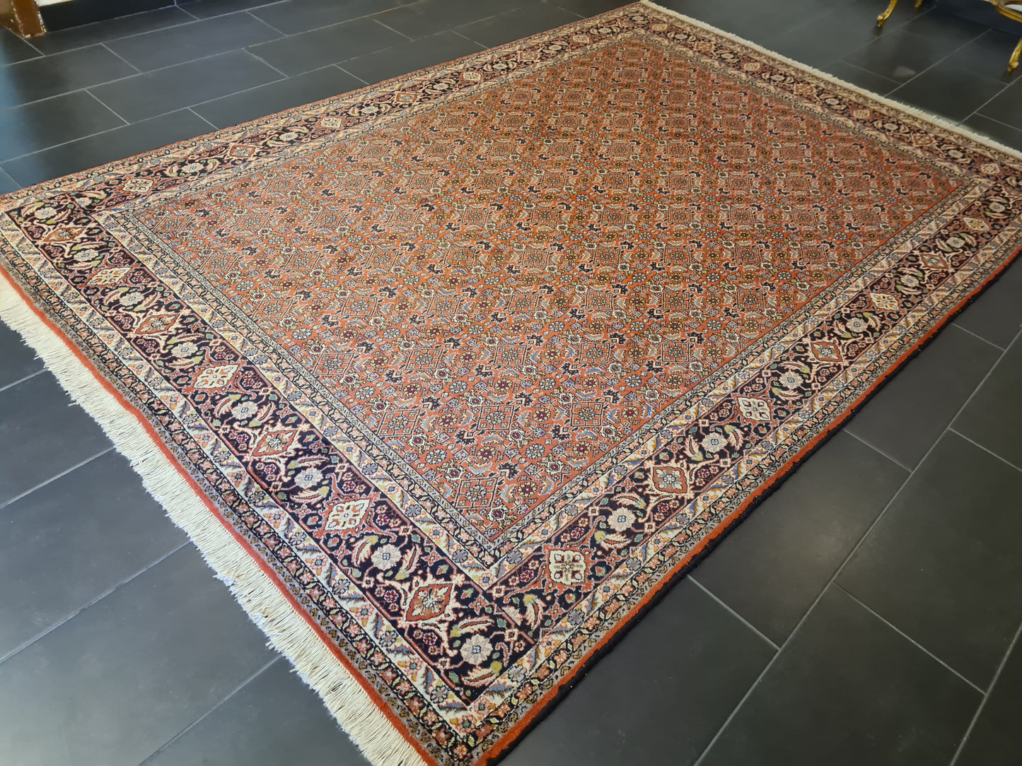 Königlicher Handgeknüpfter Orientteppich Perser Bidjar 300X200cm