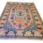 Antiker Handgeknüpfter Orientteppich – China Kasak Teppich 144X102cm