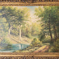 Ölgemälde Gemälde Waldlandschaft Europäische Schule (XX) 100x125cm