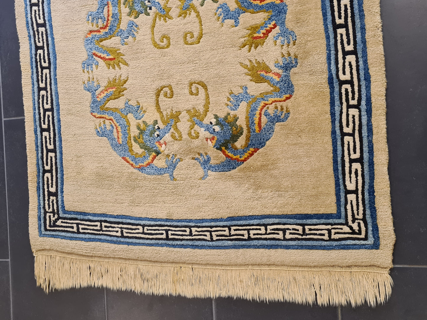Antiker Handgeknüpfter Orientteppich - Tibet Teppich 171X95cm