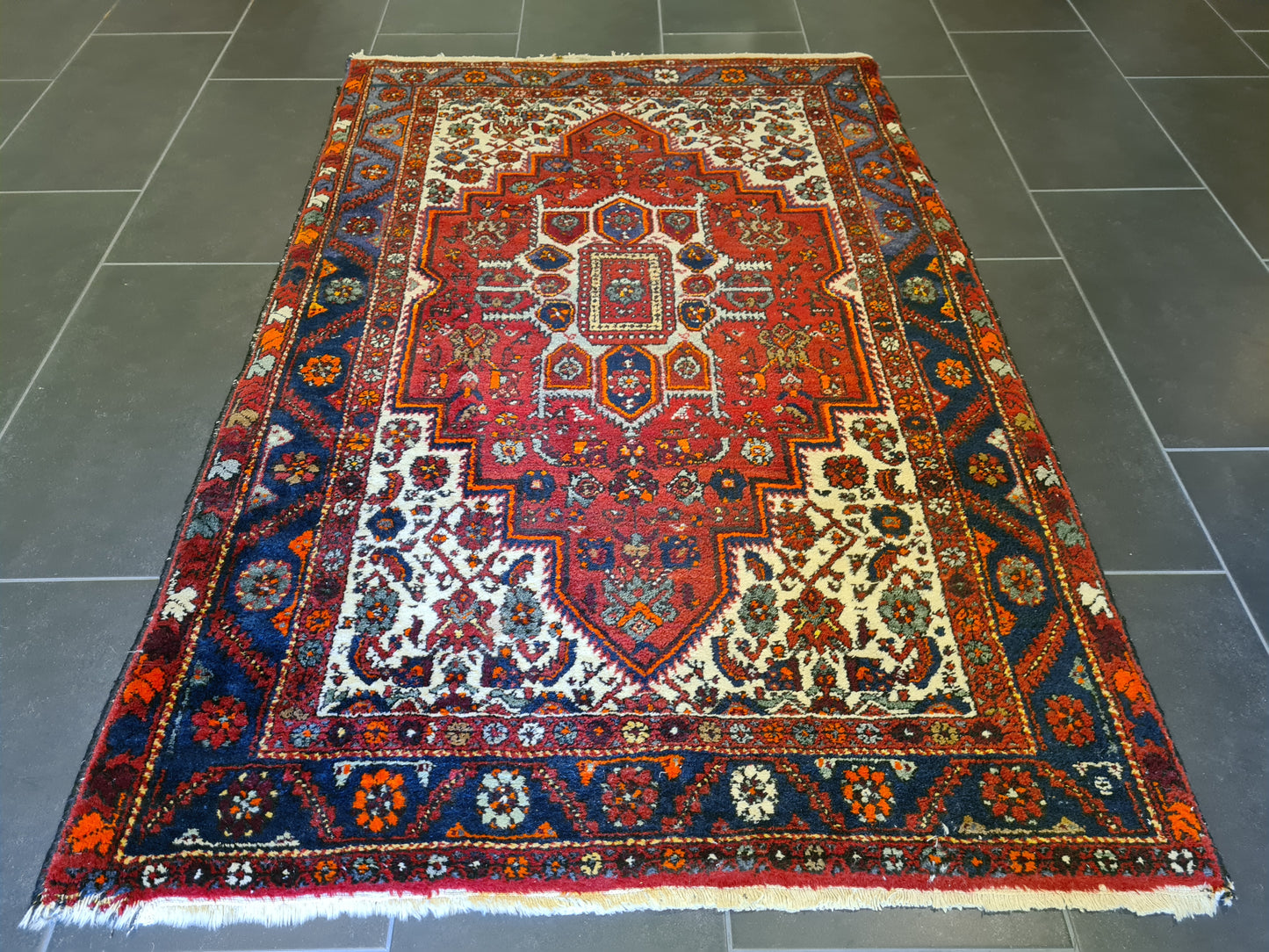 Edler Handgeknüpfter Orientteppich - Perser Bidjar Teppich 162X110cm