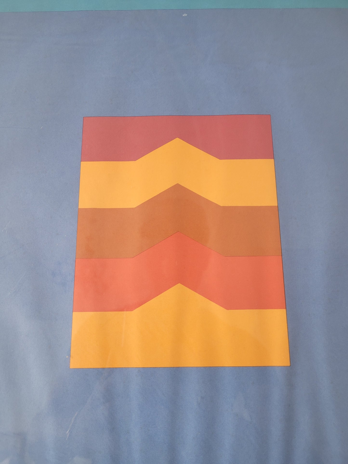 Georg Karl Pfahler Original Serigraphie (1968) 50x36 cm