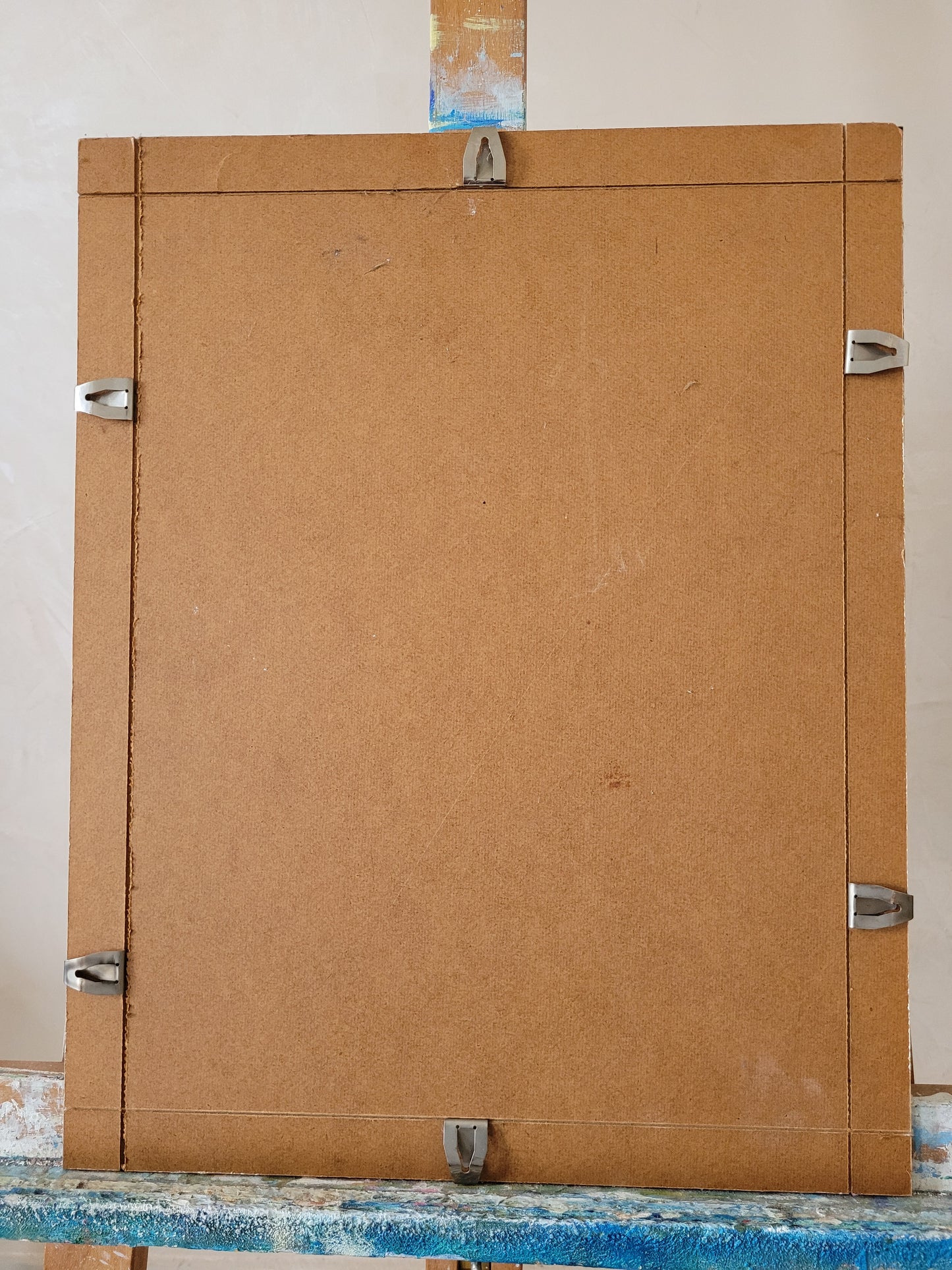 Original hochwertiger Holzschnitt einer Bäuerin 50x40 cm